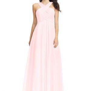 Blushing Pink Azazie Kaleigh Dress